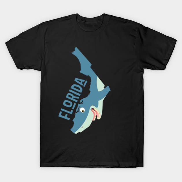 Florida: a funny map T-Shirt by percivalrussell